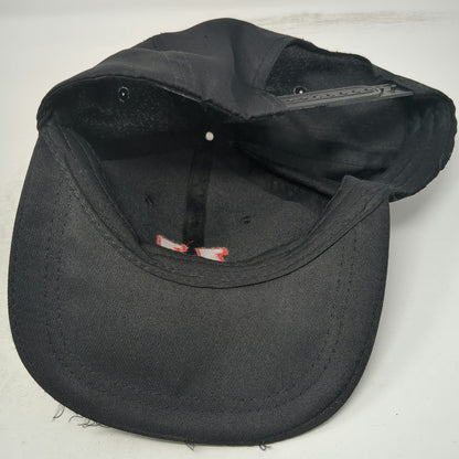 Jimmy John's Snapback Black Red One Size Embroidered Logo Polyester Sandwich Hat