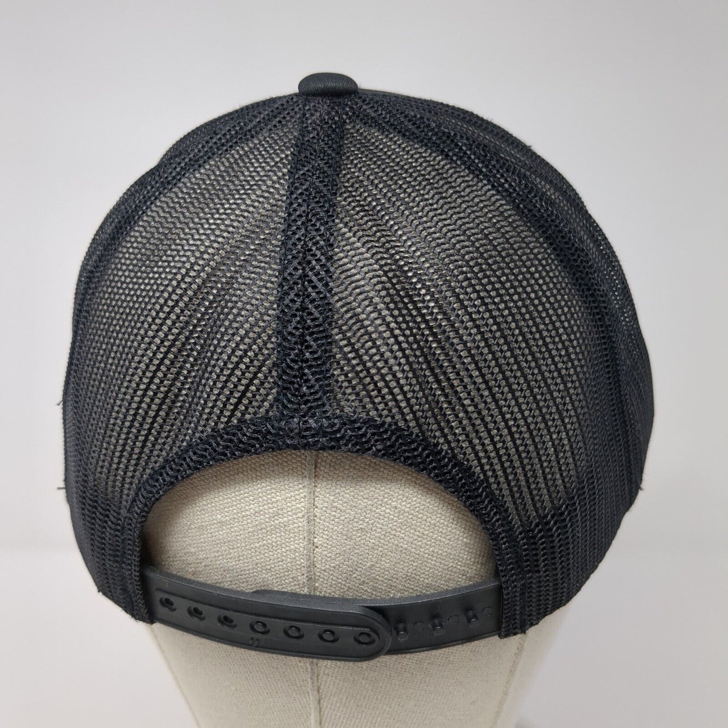 Tresidio Homes Snapback Mesh Back Trucker Hat Black One Size Adjustable