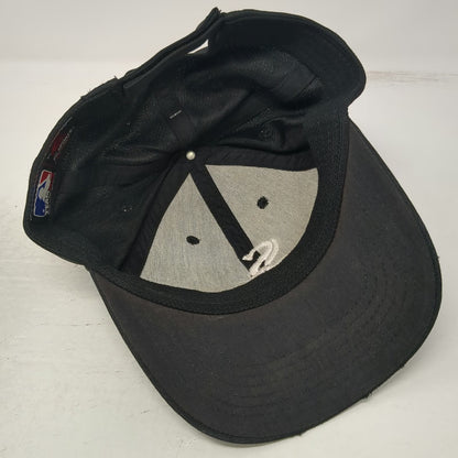OC Sports Chicago White Sox MLB Baseball Cap Black One Size OSFM Strapback Hat