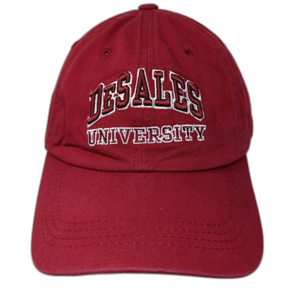 ML Caps DeSales University Baseball Cap Red One Size Slideback Embroidered Hat