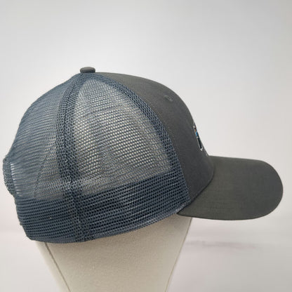 Patagonia Gray One Size Trucker Hat Fitz Roy Bear Mesh Back Snapback Mountains