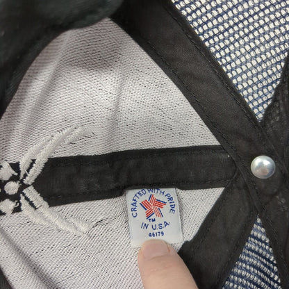 US Air Force Strapback Trucker Hat Blue OS Adjustable Embroidered Mesh Back