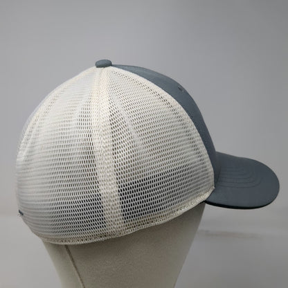 Nike Baseball Cap Gray XL Mesh Back Dri-Fit Legacy 91 Swoosh Hat Stretch Fit