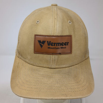 Identity Group Snapback Brown OSFM Vermeer Mountain West Patch Canvas Work Hat