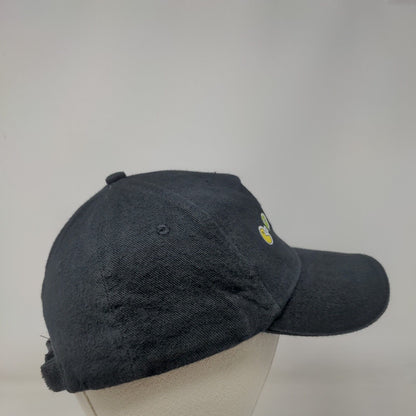 Pac-Man Strapback Hat Black 58cm Adjustable Solid Vent Holes