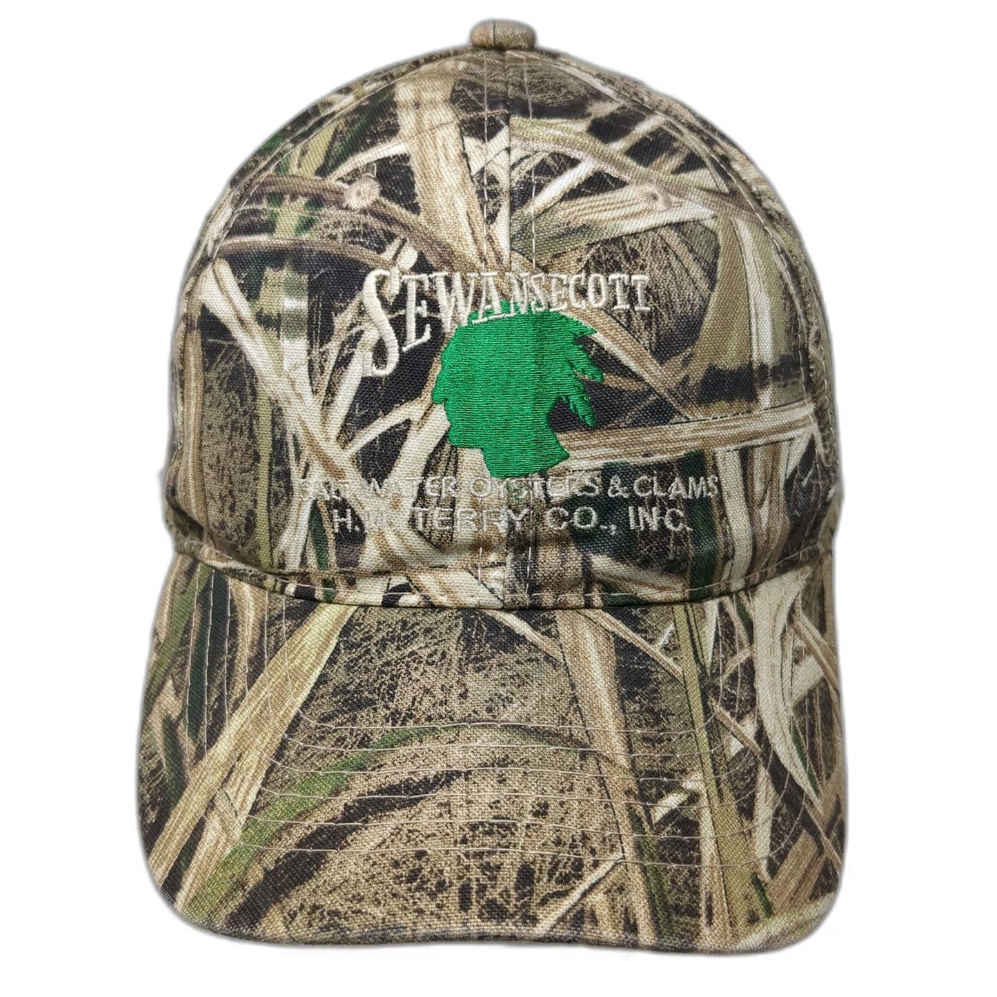 Outdoor Cap Baseball Cap Brown One Size Camo Sewansecott Oysters Clams Hat