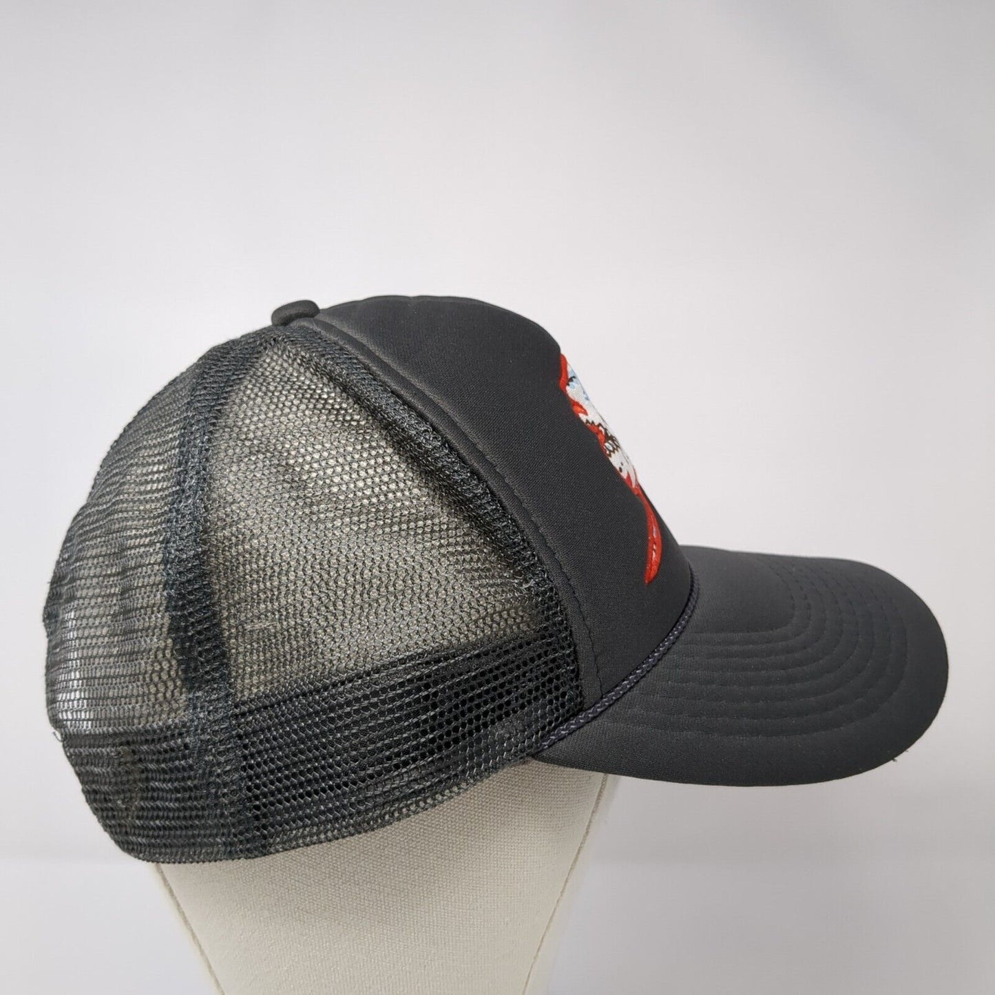 Otto Snapback Trucker Hat Gray One Size Adjustable Embroidered Mesh Back Rope