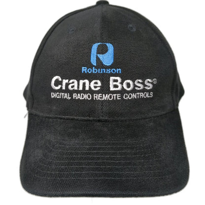 Nissun Baseball Cap Black OSFM Slideback Crane Boss Digital Radio Controls Hat