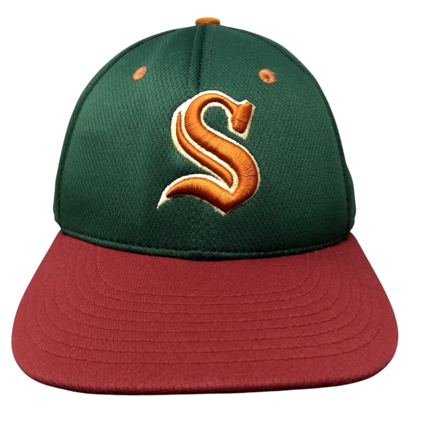 Letter S Lion Fitted Hat Multi 7 3/8 Embroidered Colorblock Richardson