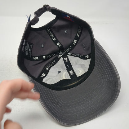 Los Angeles Dodgers MLB New Era Gray One Size Baseball Cap Adjustable Strap Hat