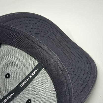 Harbor Freight Trucker Hat Gray One Size Mesh Snapback HFT Est 1977 Logo Patch