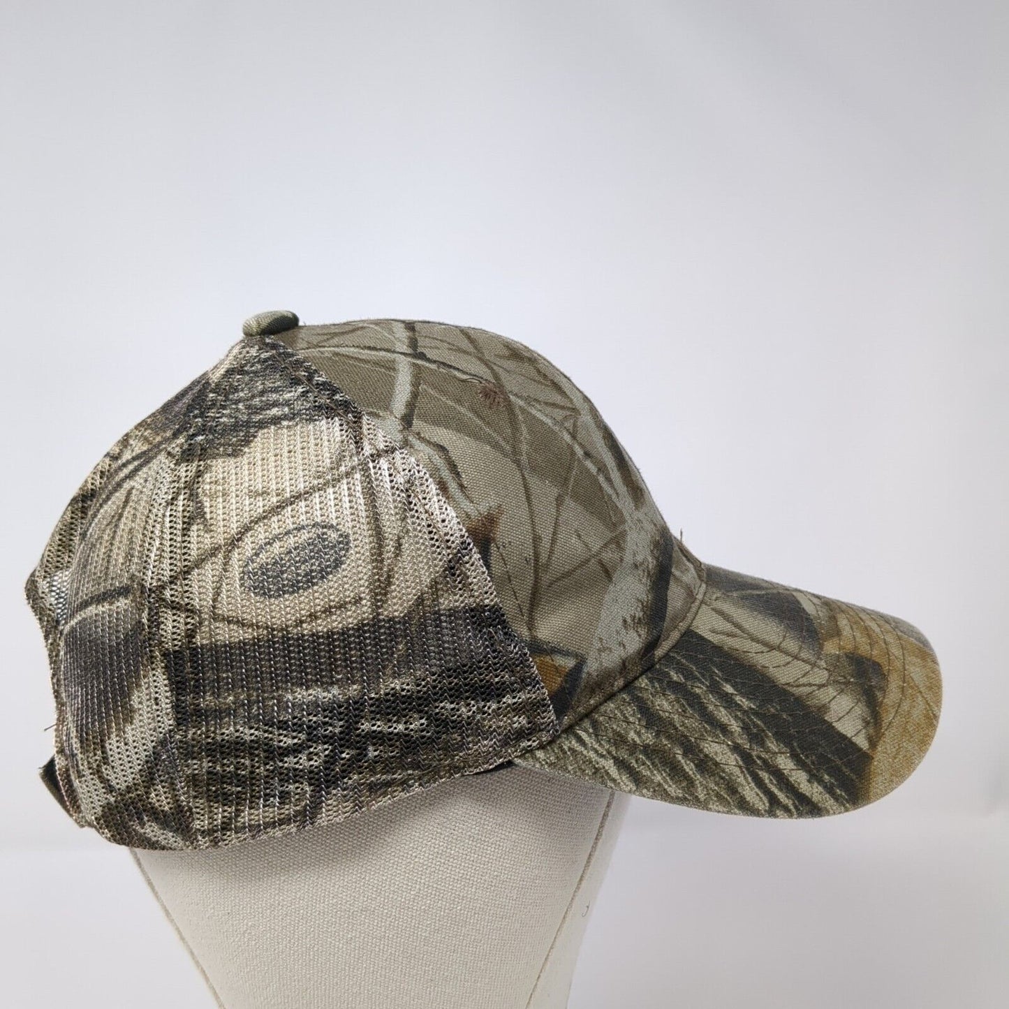 Port Authority Strapback Trucker Hat Camouflage OS Adjustable Mesh Back Blank