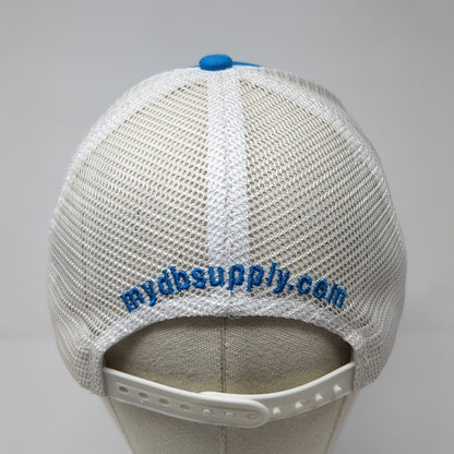 Firearms Ammunition Snapback Trucker Hat Blue One Size Mesh Back Outdoor