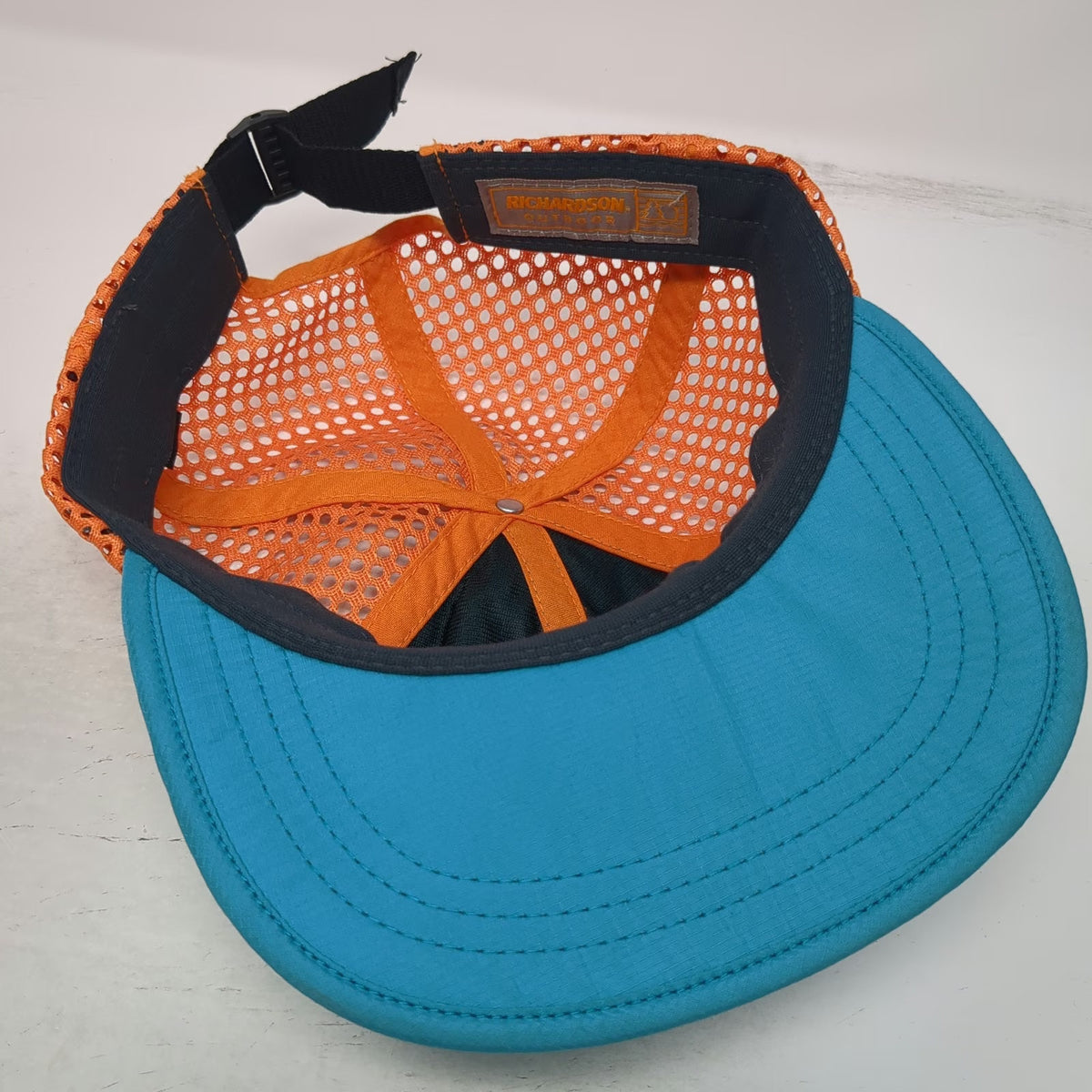 Richardson Baseball Cap Blue Orange One Size Otter InWord Expeditions Mesh Hat