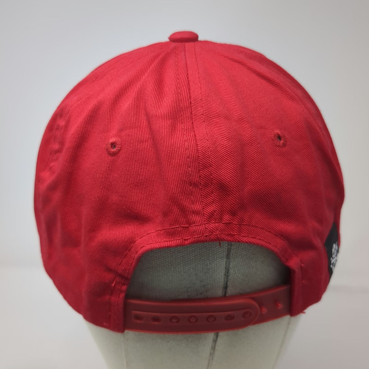 Boneyard Beer 5 Panel Red One Size Snapback Hat Rope Detail Bend Oregon Patch