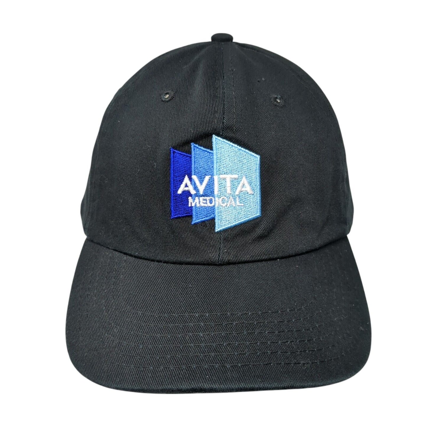 Avita Medical Slideback Hat Black One Size Adjustable Embroidered RecellGo