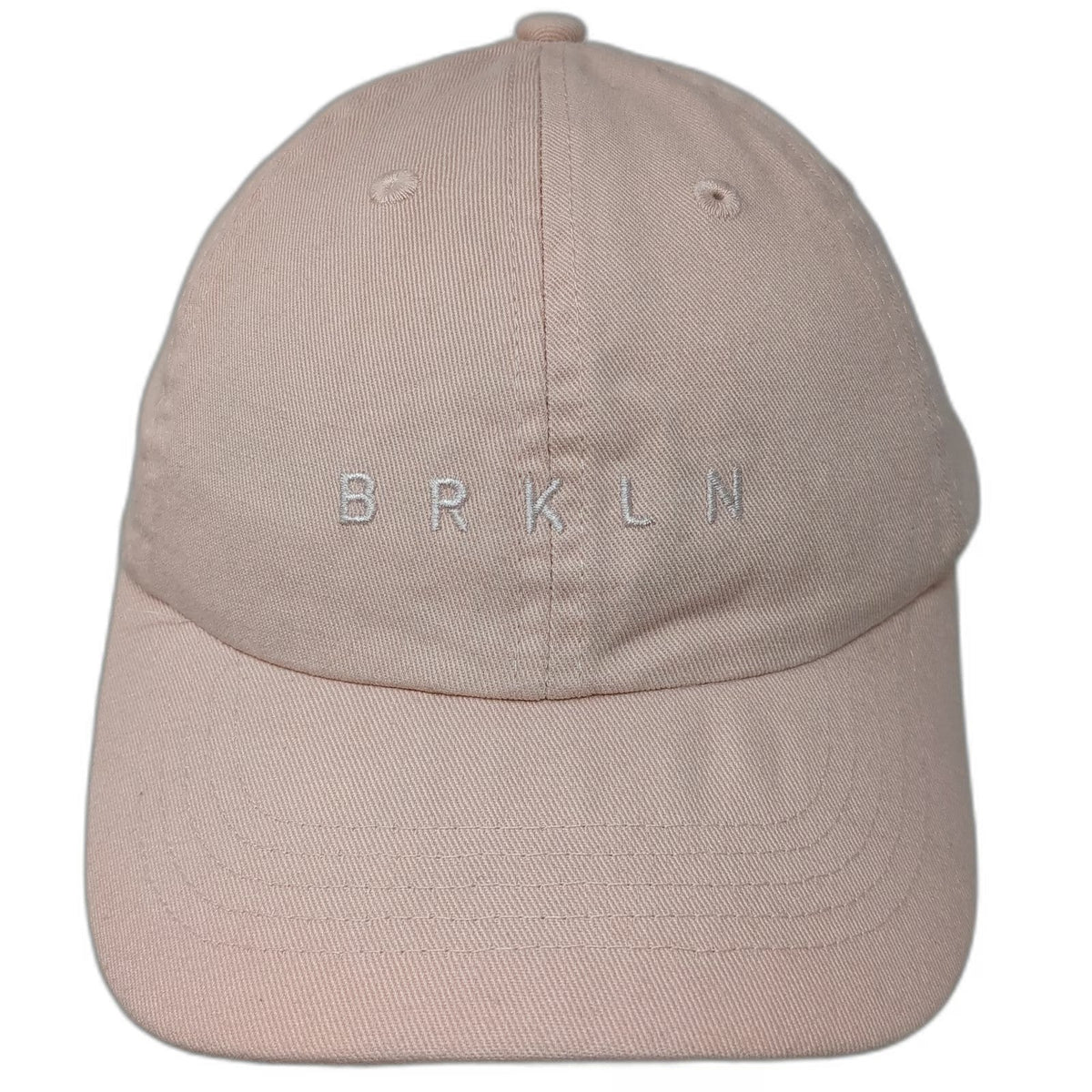 H&M Divided BRKLN Baseball Cap Pink One Size Cotton Slideback Hat Brooklyn