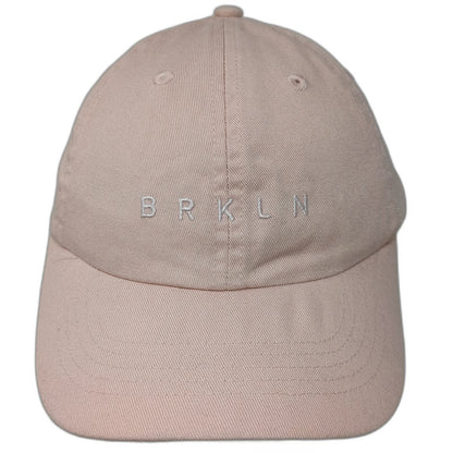 H&M Divided BRKLN Baseball Cap Pink One Size Cotton Slideback Hat Brooklyn