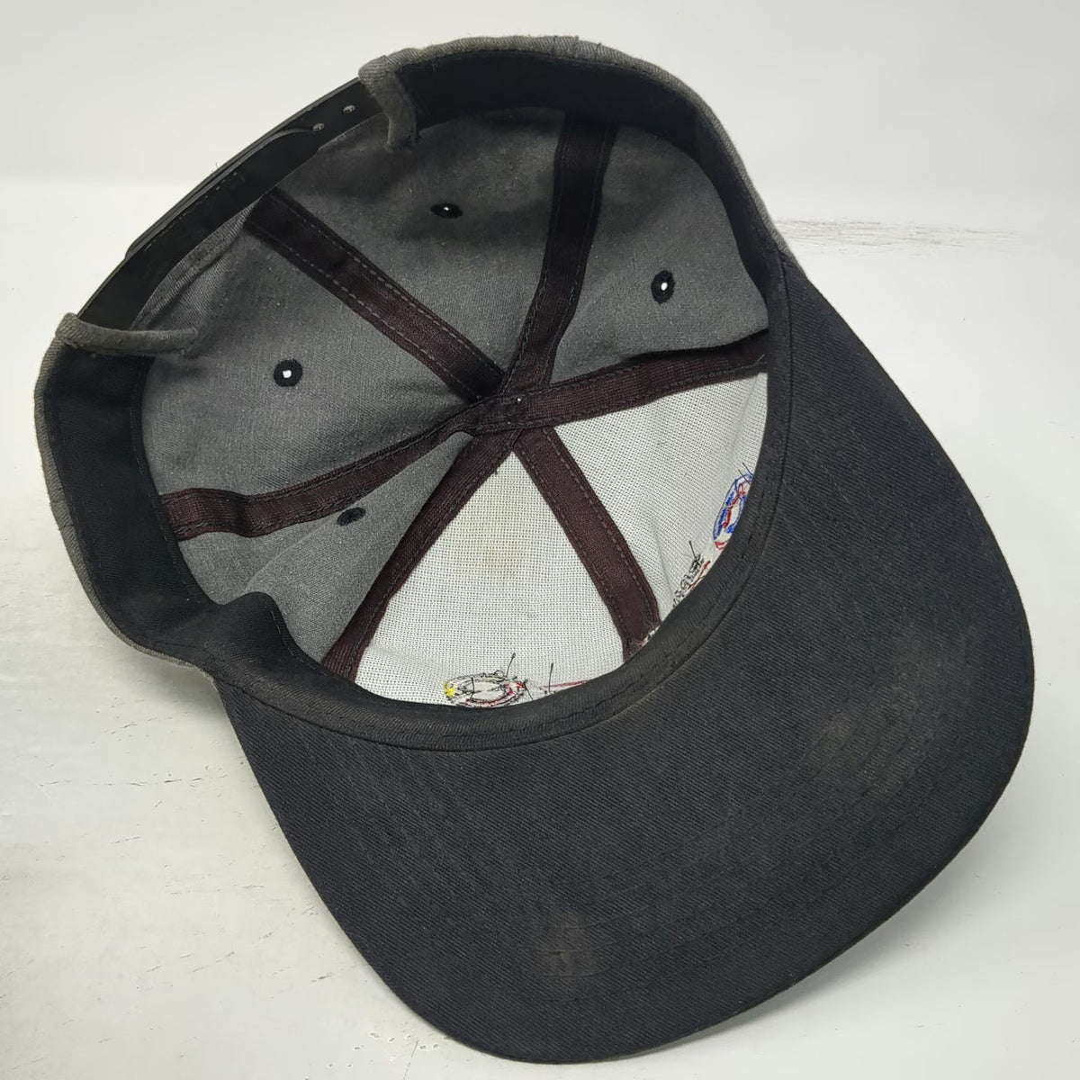 K-Products Snapback Gray Black Hat Smith Detroit Diesel Allison USA Vintage