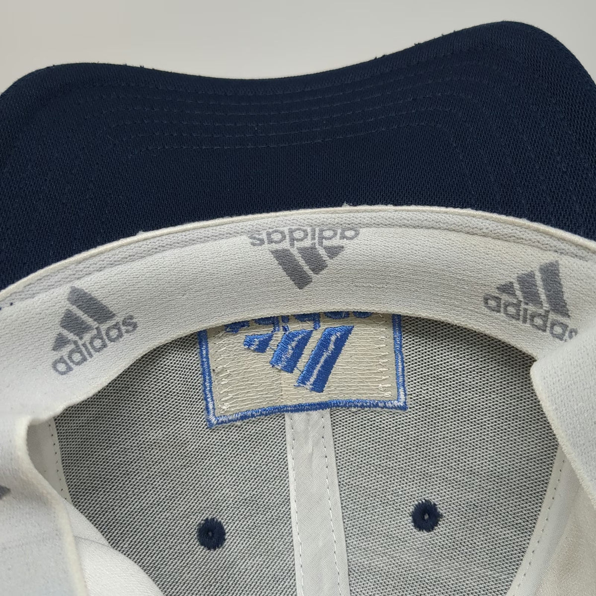 Adidas Baseball Cap Blue M Fairway Collection Aeroready Fitted Hat Golfing