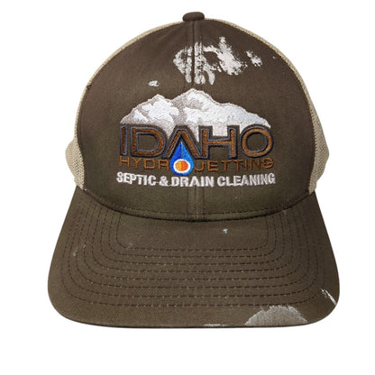 Idaho Hydrojetting Septic & Drain Cleaning Trucker Hat Brown One Size