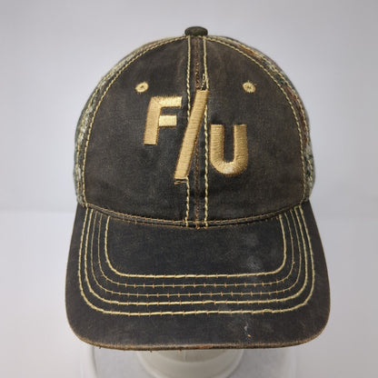 F/U Strapback Hat Camouflage OSFA Embroidered Hunting Port Authority