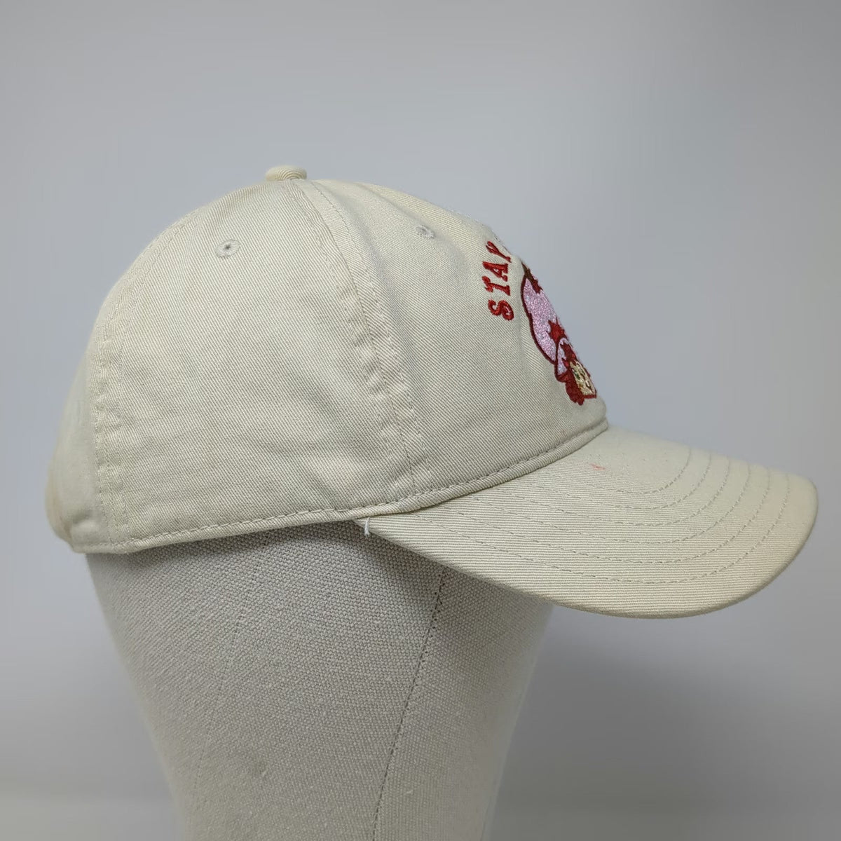 Mad Engine Baseball Cap Yellow One Size Strawberry Shortcake Stay Sweet Hat