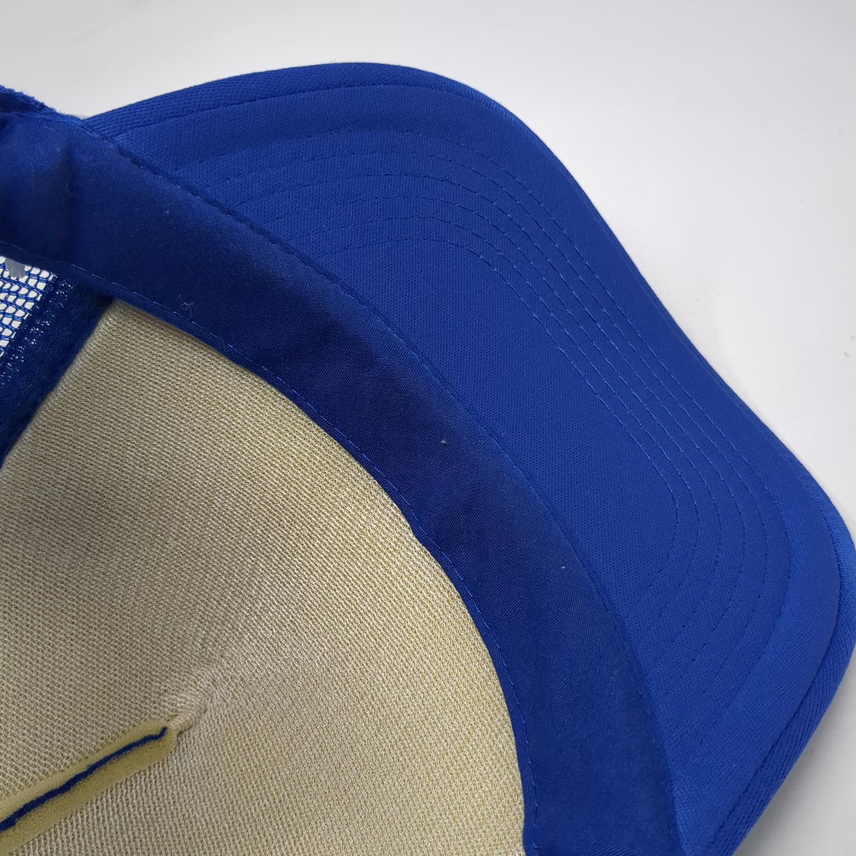 Hawaiian Headwear Blue One Size Trucker Hat Hawaii Islands Palm Tree Mesh Rope