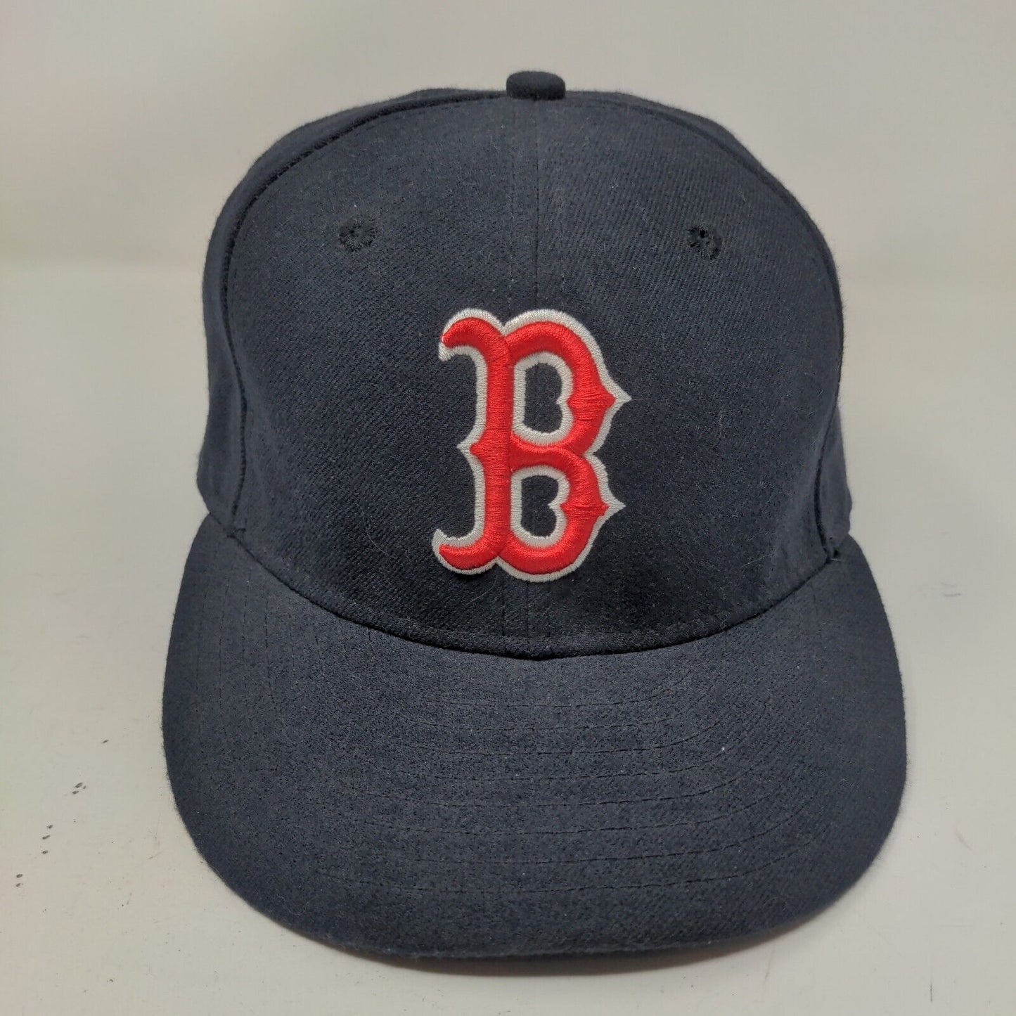 New Era Cool Base 59Fifty Men's Fitted Hat Blue Size 6 7/8 Boston Red Sox