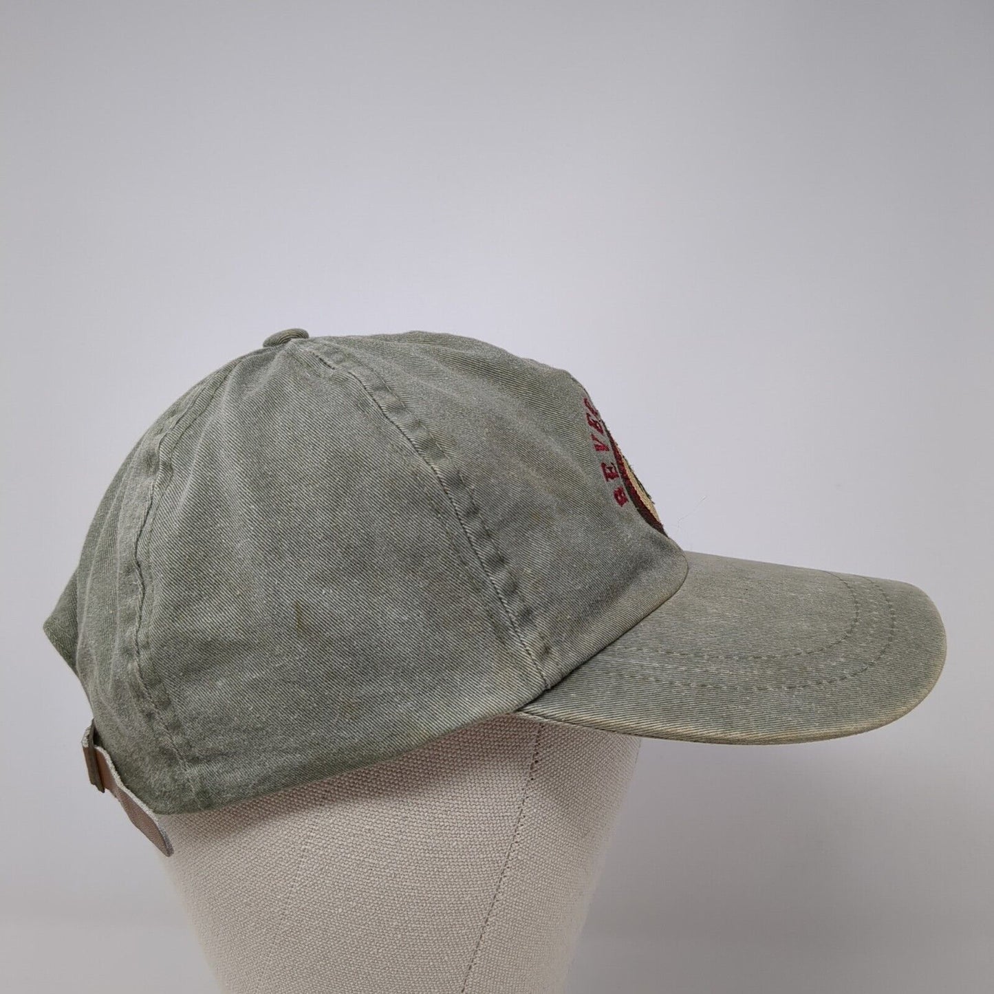 Beverly Hills Slideback Hat Green One Size Adjustable Embroidered Fahrenheit