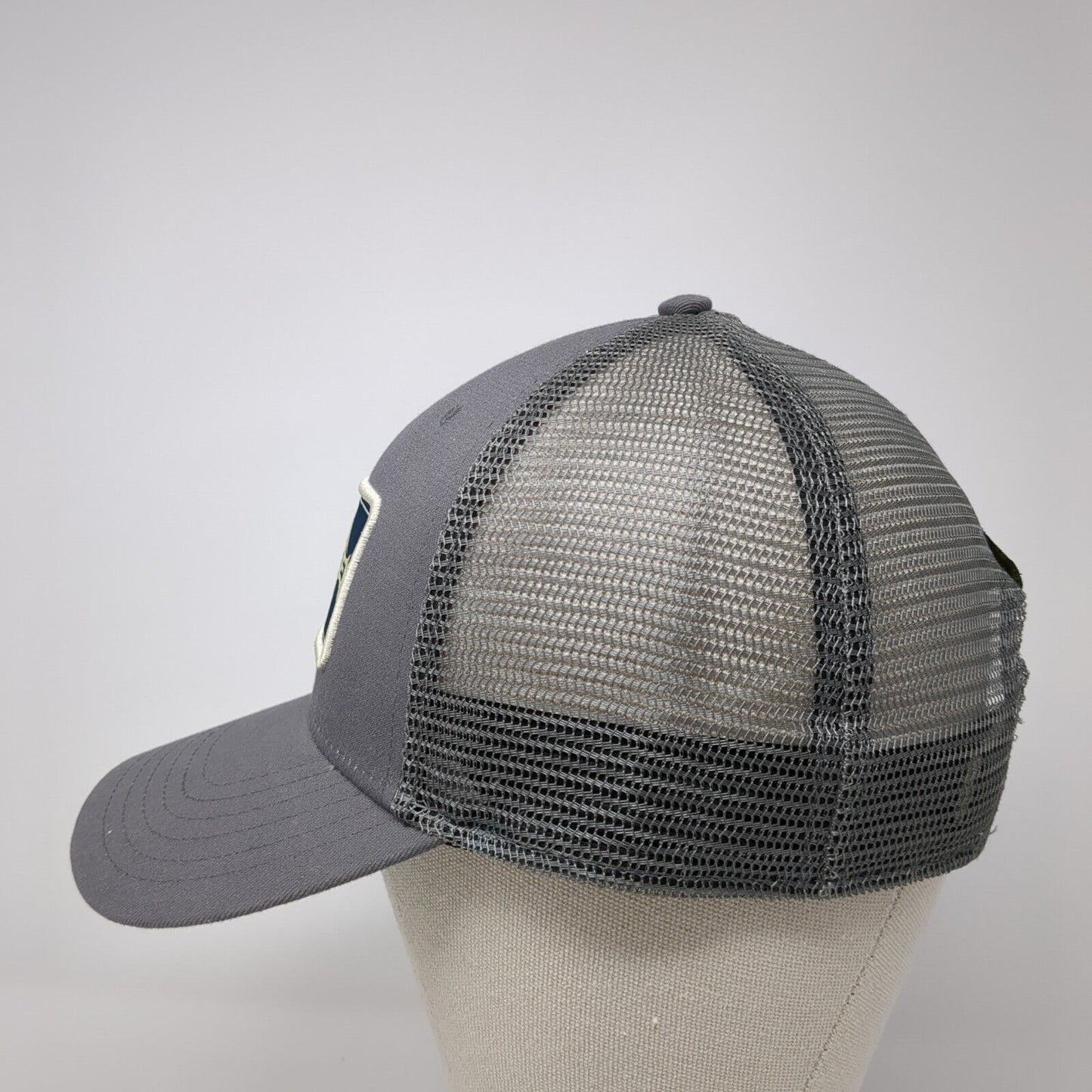 Kryptek Snapback Trucker Hat Gray One Size Mesh Back Outdoor Cap 6 Panel