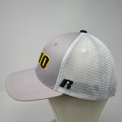 Russell Trucker Hat Gray One Size UWO Athletic Embroidered Mesh Back Snapback