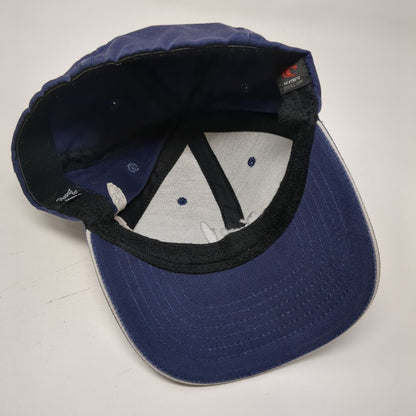 O'Neill Fitted Hat Blue OSFA Perfect Fit Embroidered Vented Holes 6 Panel