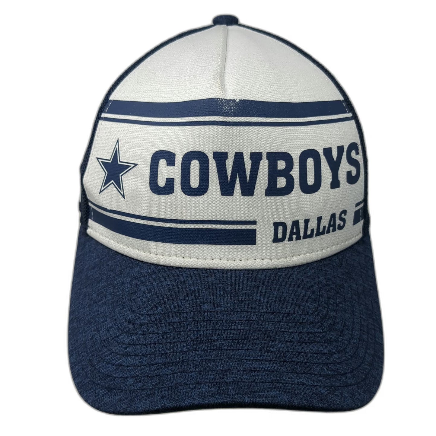 Dallas Cowboys NFL New Era 5 Panel Blue M Hat Mesh Back Stretch Fit 1960 Logo