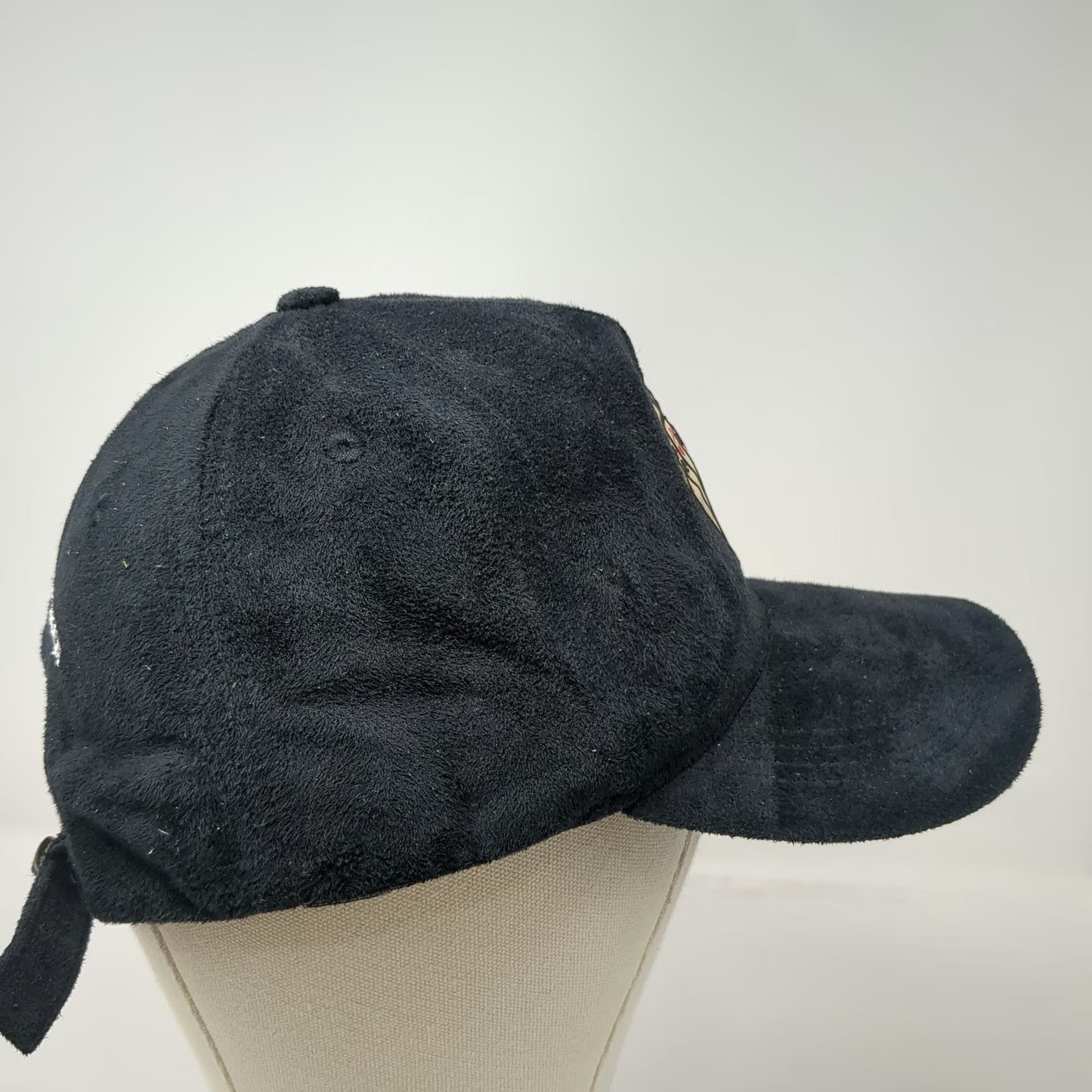 Young Money 5 Panel Black Hat One Size Suede Cards Join Good Poker Strapback