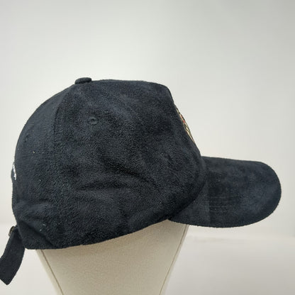 Young Money 5 Panel Black Hat One Size Suede Cards Join Good Poker Strapback