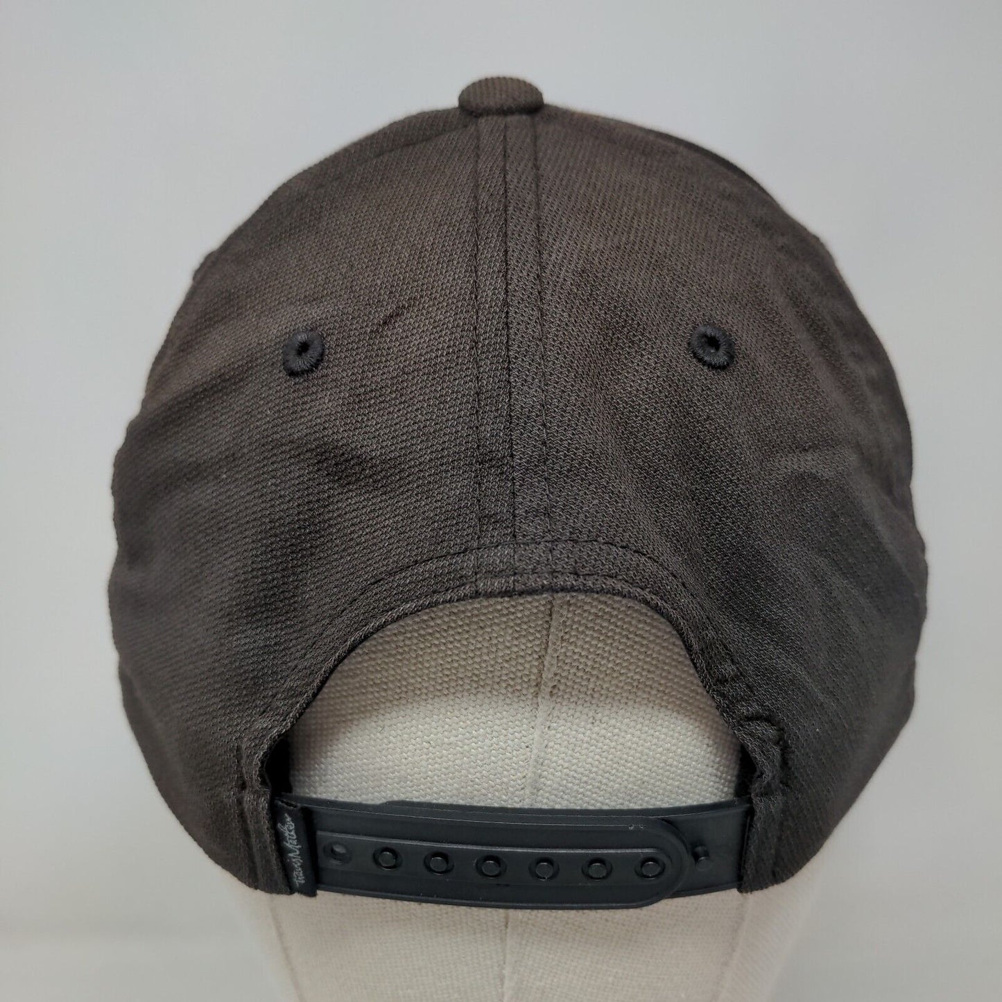 Travis Mathew Snapback Hat Black One Size Striped Trim Flexfit 110 Yupoong