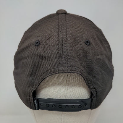 Travis Mathew Snapback Hat Black One Size Striped Trim Flexfit 110 Yupoong
