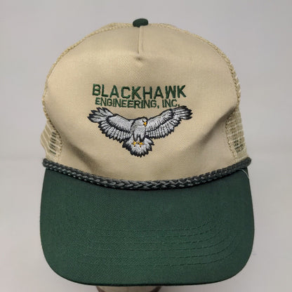 Otto Men's Snapback Mesh Back Hat Tan Green OSFM Blackhawk Engineering