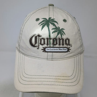 H3 Sportgear Corona Beer Palm Trees Beige Baseball Cap One Size Strapback Hat
