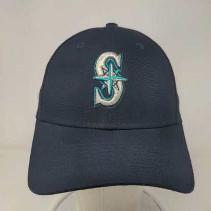 New Era Men Strapback Hat Blue OSFM Embroidered Seattle Mariners 2022 Postseason