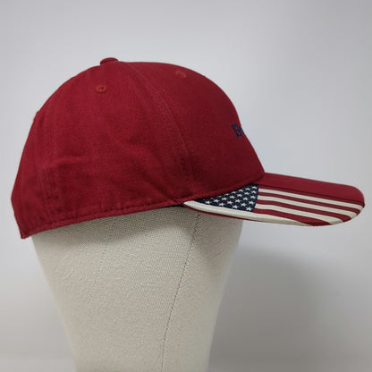 Outdoor Cap Baseball Cap Red One Size Bradley American Flag USA Strapback Hat