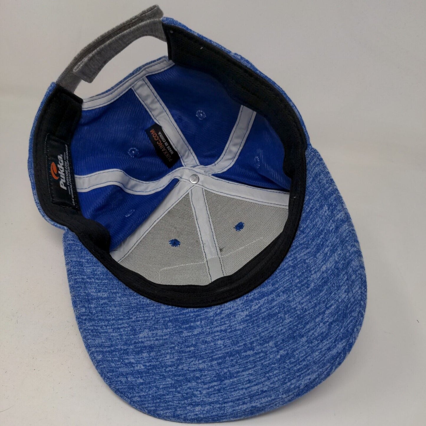 Pukka Men's Strapback Hat Blue Gray Size OS Embroidered Stony Creek Junior Golf