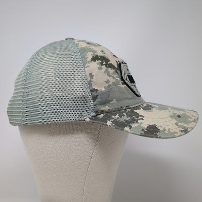 Richardson Trucker Hat Green Size L Digital Camo Mesh Snapback Altec Patch