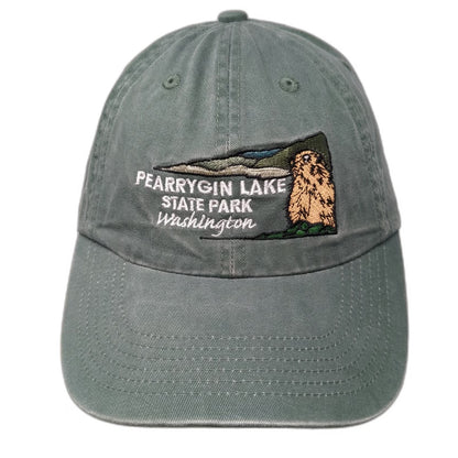 Port Authority Baseball Cap Green One Size Pearrygin Lake State Park Marmot Hat