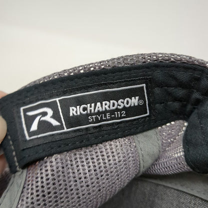 Richardson Trucker Hat Black One Size Cherry Gulch Mesh Back Snapback Cap