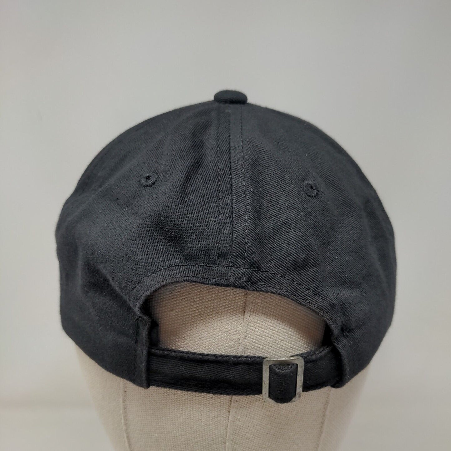 FRIENDS Slideback Hat Black One Size Adjustable Embroidered Vented Holes