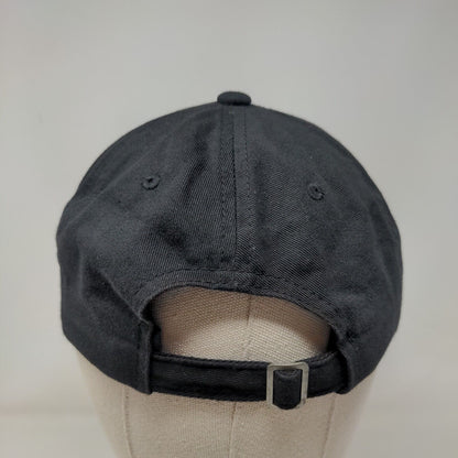 FRIENDS Slideback Hat Black One Size Adjustable Embroidered Vented Holes
