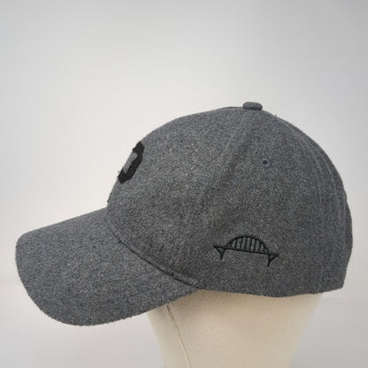 Portland Gear Baseball Cap Gray OSFM Strapback P City of Bridges Wool Blend Hat