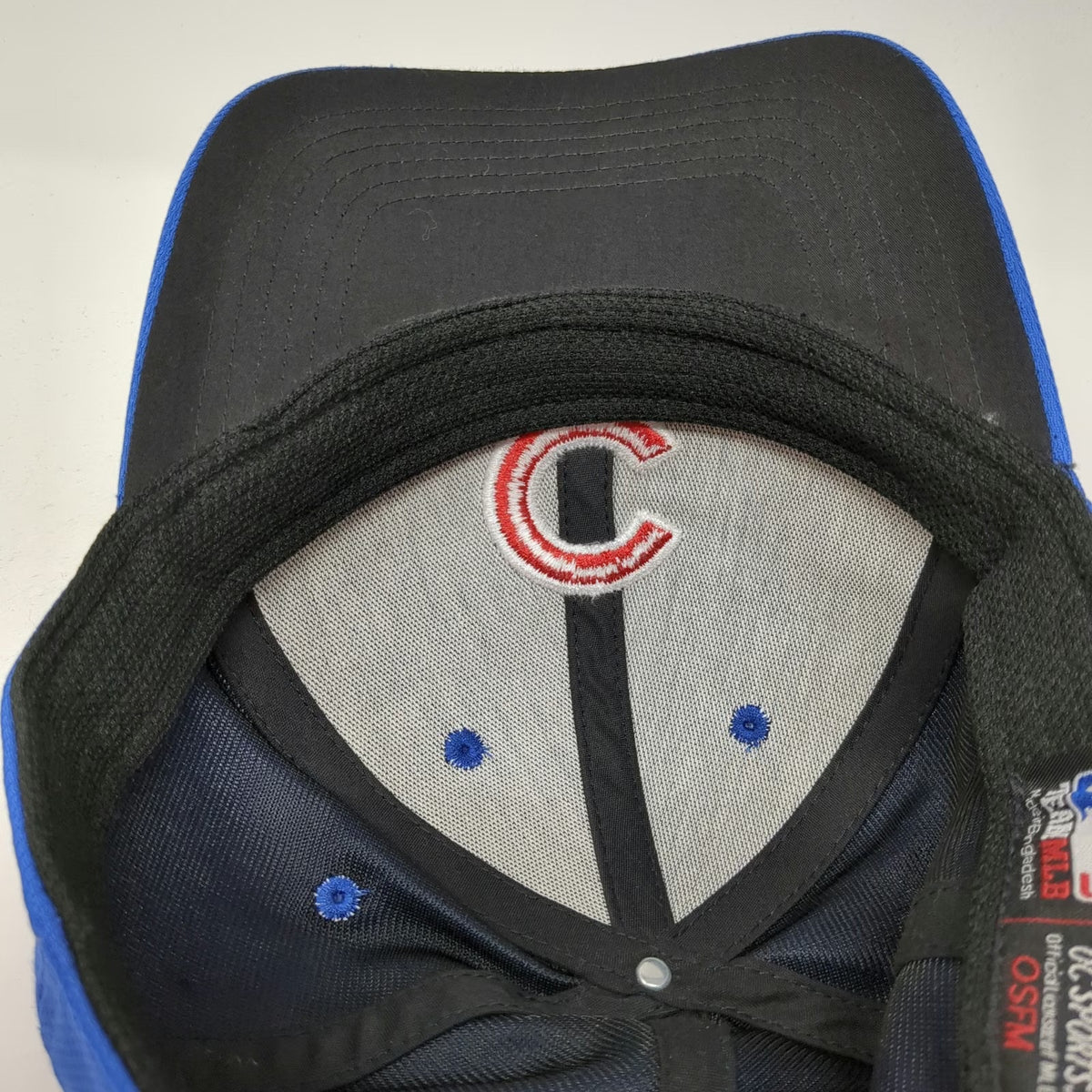 OC Sports Chicago Cubs MLB Blue One Size Baseball Cap Strapback Embroidered Hat
